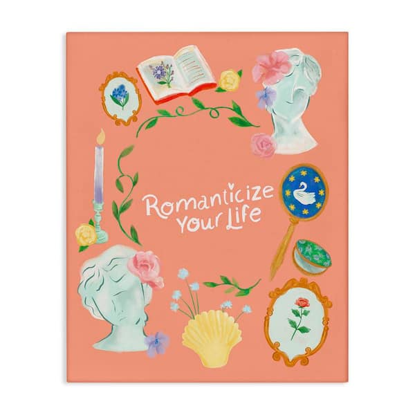 Stupell Industries Romanticize Your Life by Laura Konyndyk Unframed Typography Graphic Art Print 30 in. x 24 in.