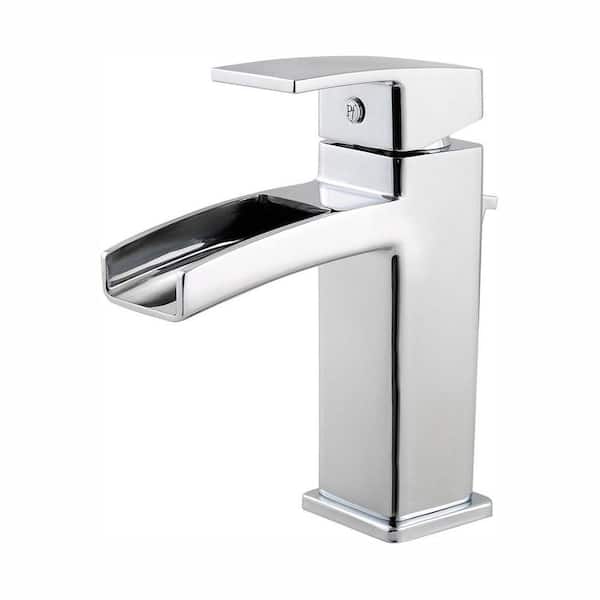 Pfister Kenzo Single Hole Single-Handle Bathroom Faucet in Polished Chrome