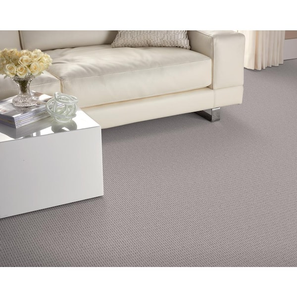 Natural Harmony Terrain - Quarry - Gray 13.2 ft. 34 oz. Wool Loop
