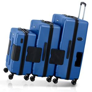 V3 Connectable Hardside Luggage Set, 3 Piece Set, Midnight Blue