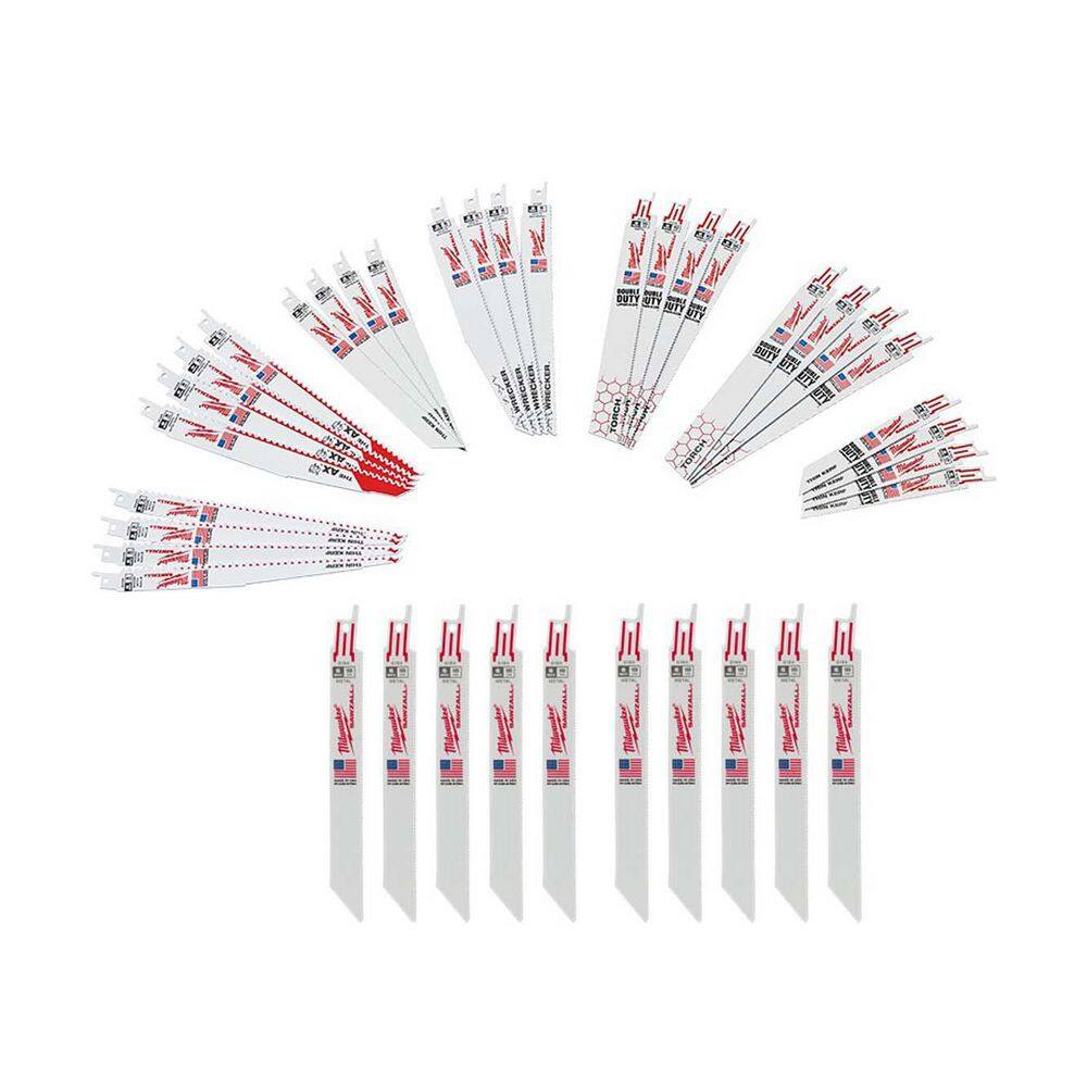 SAWZALL Nail-Embedded Wood & Metal Cutting Bi-Metal Reciprocating Saw Blades (32-PC) & 2 5PK 6 in. Metal Cutting Blades price history on PriceWatchPro