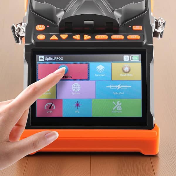 SKYSHALO Fiber Fusion Splicer 6-Motors, Core Alignment Fibers
