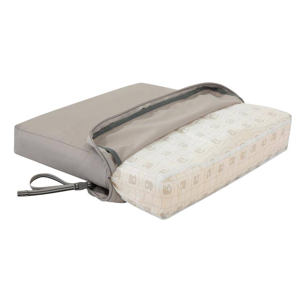 Ravenna Water-Resistant Mushroom Patio Bench Cushion