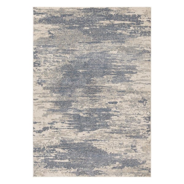 Amer Rugs Jordan 6 ft. X 8 ft. Gray Abstract Area Rug