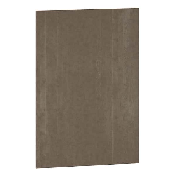 QuickShip Cottage 24 in. W x 0.25 in. H x 34.5 in. D Base Flush End Panel Skin in Fieldstone