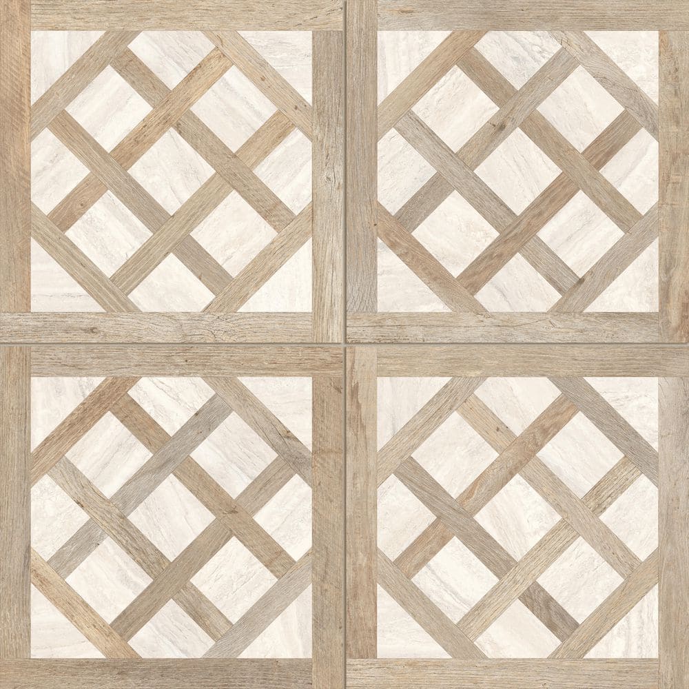 Marble Wood Parquet Lattice 36 x 36 in. Matte Classic 02 Honey Floor and Wall Porcelain Tile(17.43 sq. ft./case) price history on PriceWatchPro