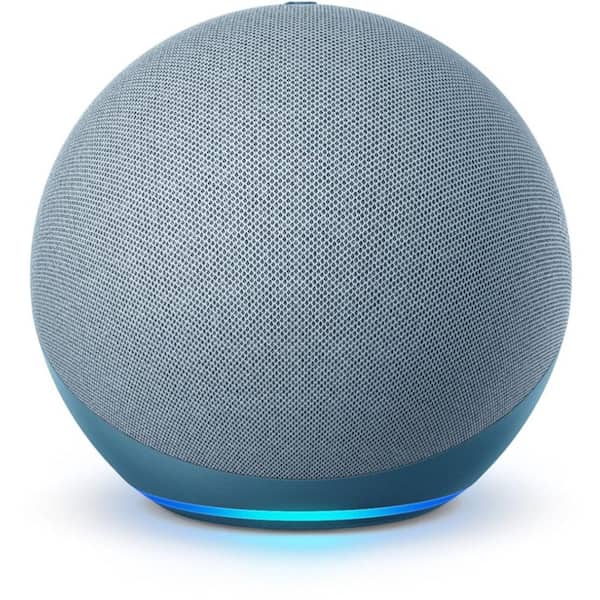 Echo (4th Gen) with Premium Sound, Smart Home Hub, and Alexa -  Twilight Blue B085HK4KL6 - The Home Depot