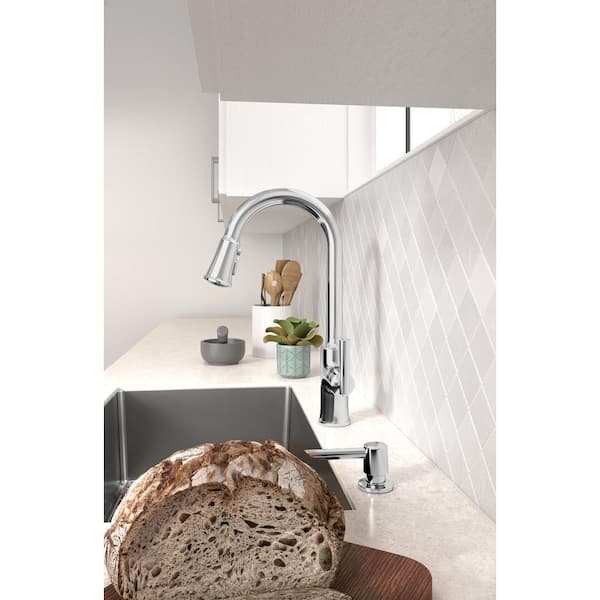 American Standard 7421300.002 Raviv Pull Down Single Handle Kitchen Faucet Finish: Polished Chrome