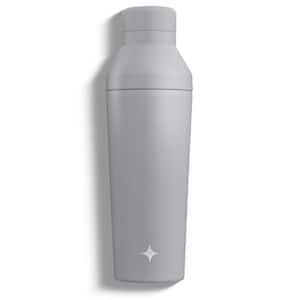 20 oz. Grey Vacuum Insulated Stainless Steel Cocktail Protein Shaker