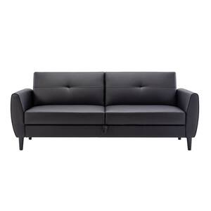 Gray Velvet Convertible Futon Sofa Bed With Storage