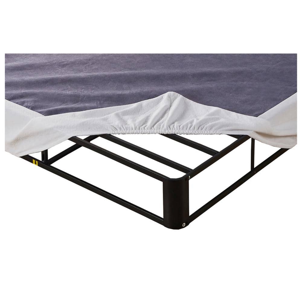 White King Metal Frame Mattress Box Spring with Polyester Cover
