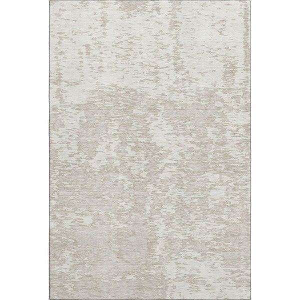 Addison Rugs Mayfield Premium Machine Washable Abstract AMF946 Ivory 5 ft. x 7 ft. 6 in. Area Rug