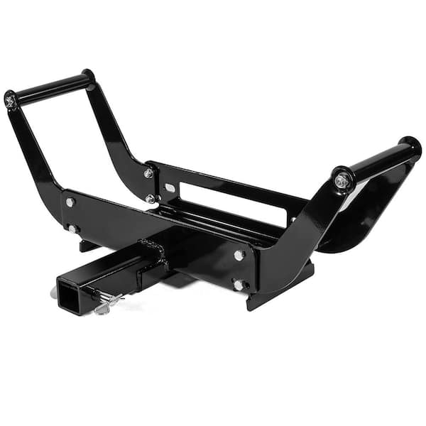 Stark Universal Large Recovery Winch Cradle Adjustable Mount Bracket With Receiver Hitch