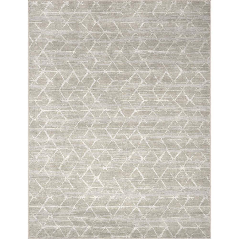 Well Woven Beige 7 ft. 7 in. x 9 ft. 10 in. Abstract Kintsugi Modern ...