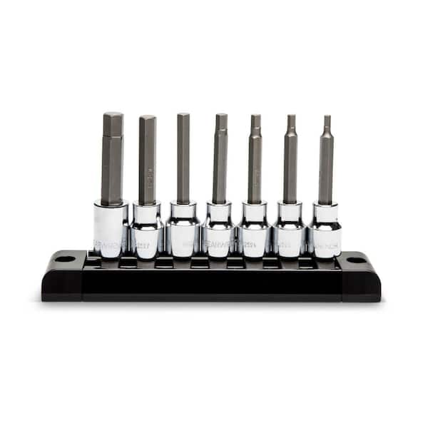 h7-cp コンプセット Capri Tools 1/4 in. Drive SAE Universal Socket Set (7-Piece) 1