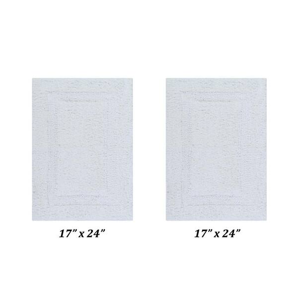 Better Trends Lux Collection White 17 in. x 24 in. and 17 in. x 24 in ...