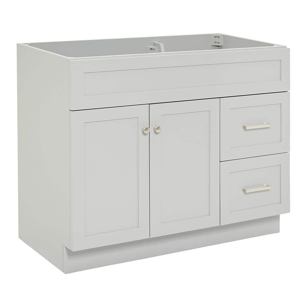 Hamlet 42" Grey Solid Wood Freestanding Single Vanity Cabinet