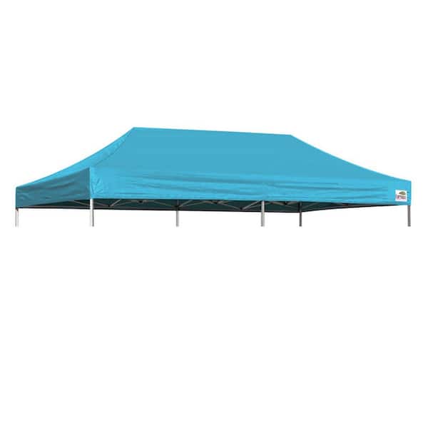 Terracemaster USA New 10 ft. x 20 ft. Pop Up Replacement Canopy Tent Top Cover, Instant Ez Canopy Top Cover Only (sky blue)