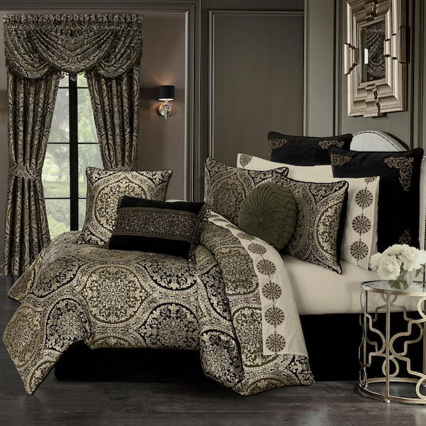 Unbranded Terrance Polyester Green Queen 4Pc. Comforter Set