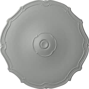 18-7/8" x 1-1/2" Pompeii Urethane Ceiling Medallion (Fits Canopies upto 2"), Primed White