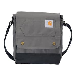12.5 in. Crossbody Snap Bag Backpack Gray OS