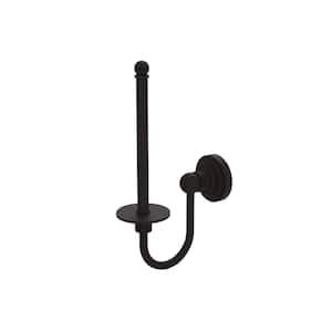 Dottingham Collection Upright Single Post Toilet Paper Holder in Oil Rubbed Bronze
