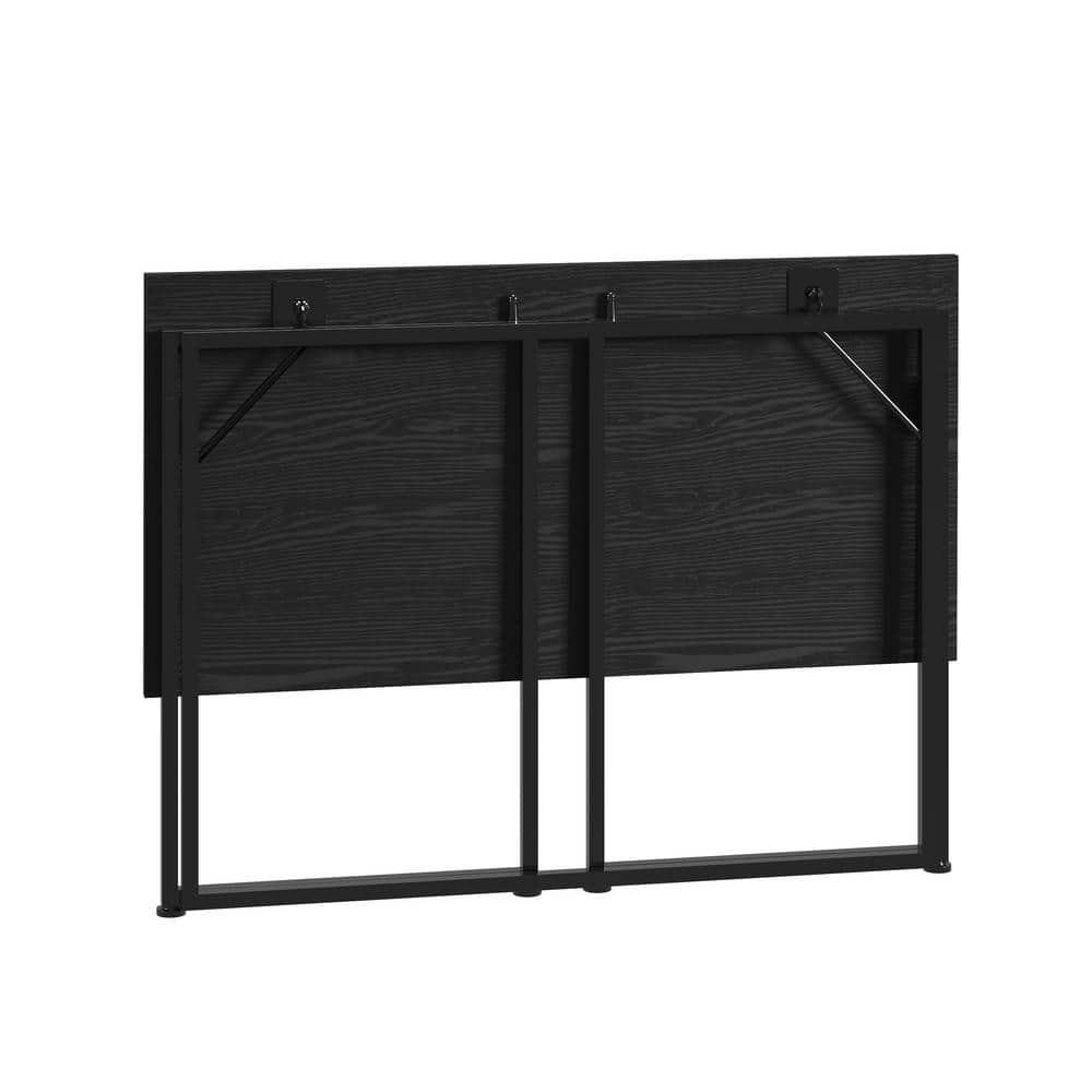 Black Particle Board Foldable Computer Desk