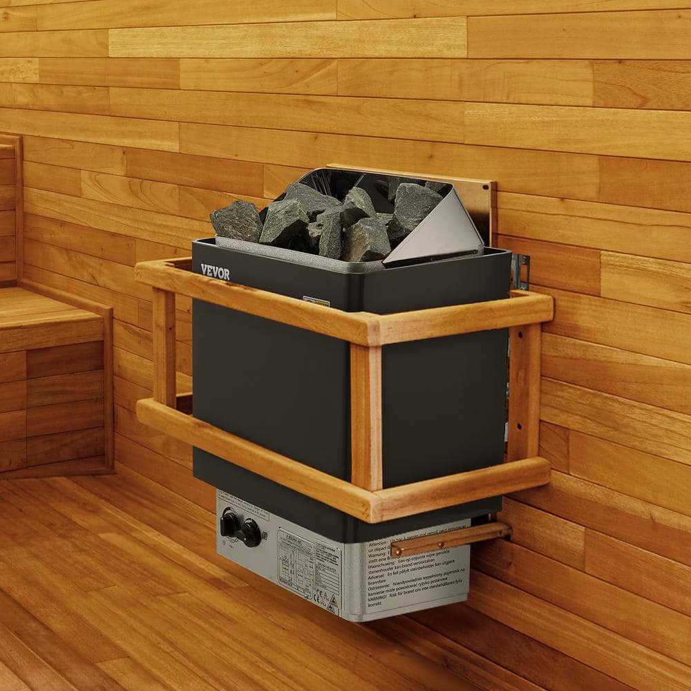 VEVOR 6KW Black Stainless Steel Electric Sauna Heater