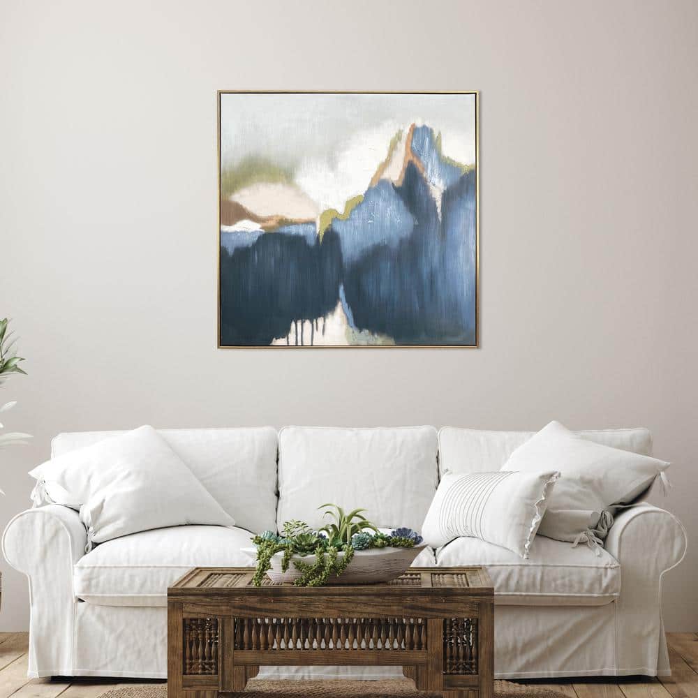 Abstract Vision 30"x30" Hand Painted Canvas Wall Art