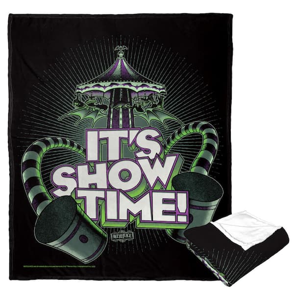 THE NORTHWEST GROUP Beetlejuice Silk Touch Multi-Colored Throw Blanket Showtime