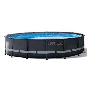 Ultra XTR 14 ft. Round 42 in. D Metal Frame Pool Set with Pump