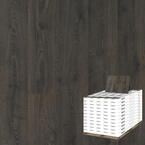 Pergo Outlast+ Thornbury Oak 12 mm T x 7.4 in. W Waterproof Laminate Wood Flooring (1079.7 sqft/pallet)