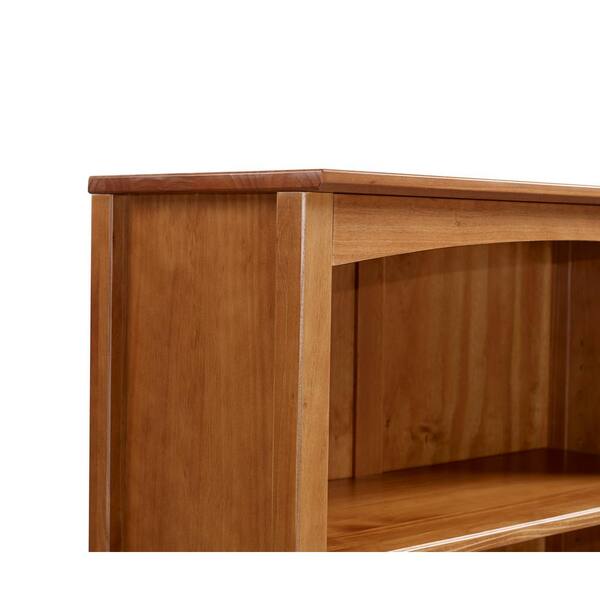 Camaflexi Shaker Style 36 In Cherry, 3 Shelf Cherry Wood Bookcase