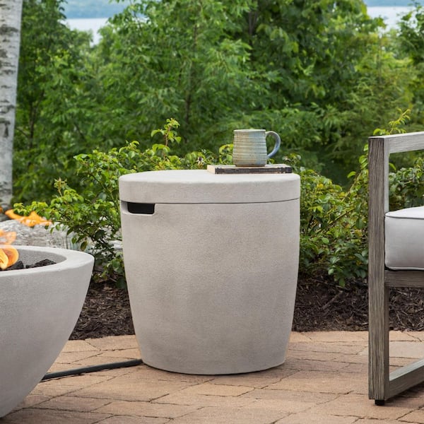 Pompton 20 in. Propane Tank Cover in Fog