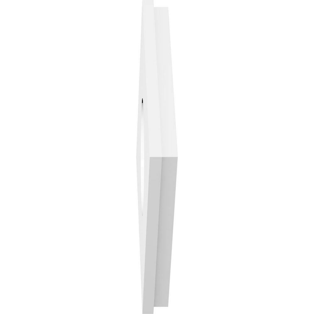 Diamond Unfinished PVC Ceiling Medallion, 16" x 10.62"