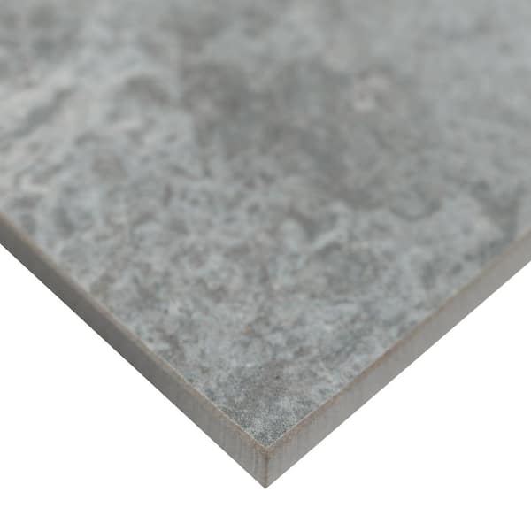 MSI Metallic Steel 24 in. x 48 in. Matte Porcelain Stone Look Floor and  Wall Tile (16 sq. ft./Case) NMETSTE2448 - The Home Depot