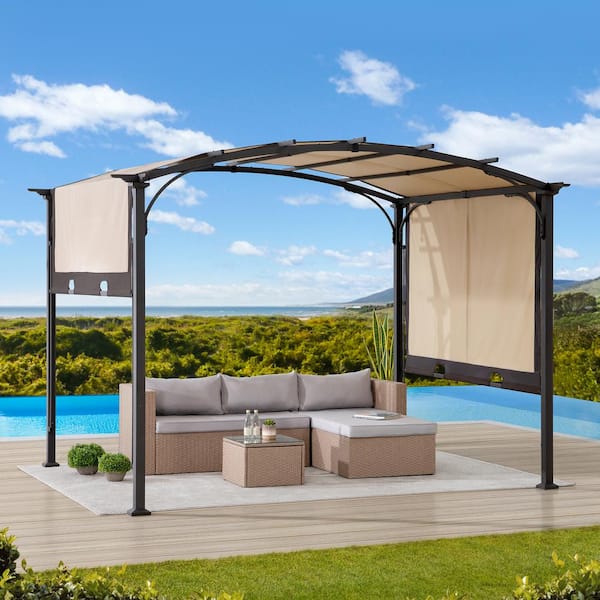 SunnyRoyal Parasol retráctil para pérgola, toldo de repuesto, para exteriores, patio, porche