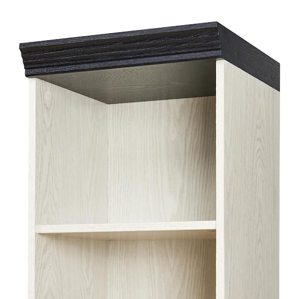 70.86" Tall Free Combination Wood Storage Cabinet, Free-Standing Cube Cabinet with 5 Shelves for Home