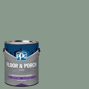 1 gal. PPG1134-5 Birch Forest Satin Interior/Exterior Floor and Porch Paint