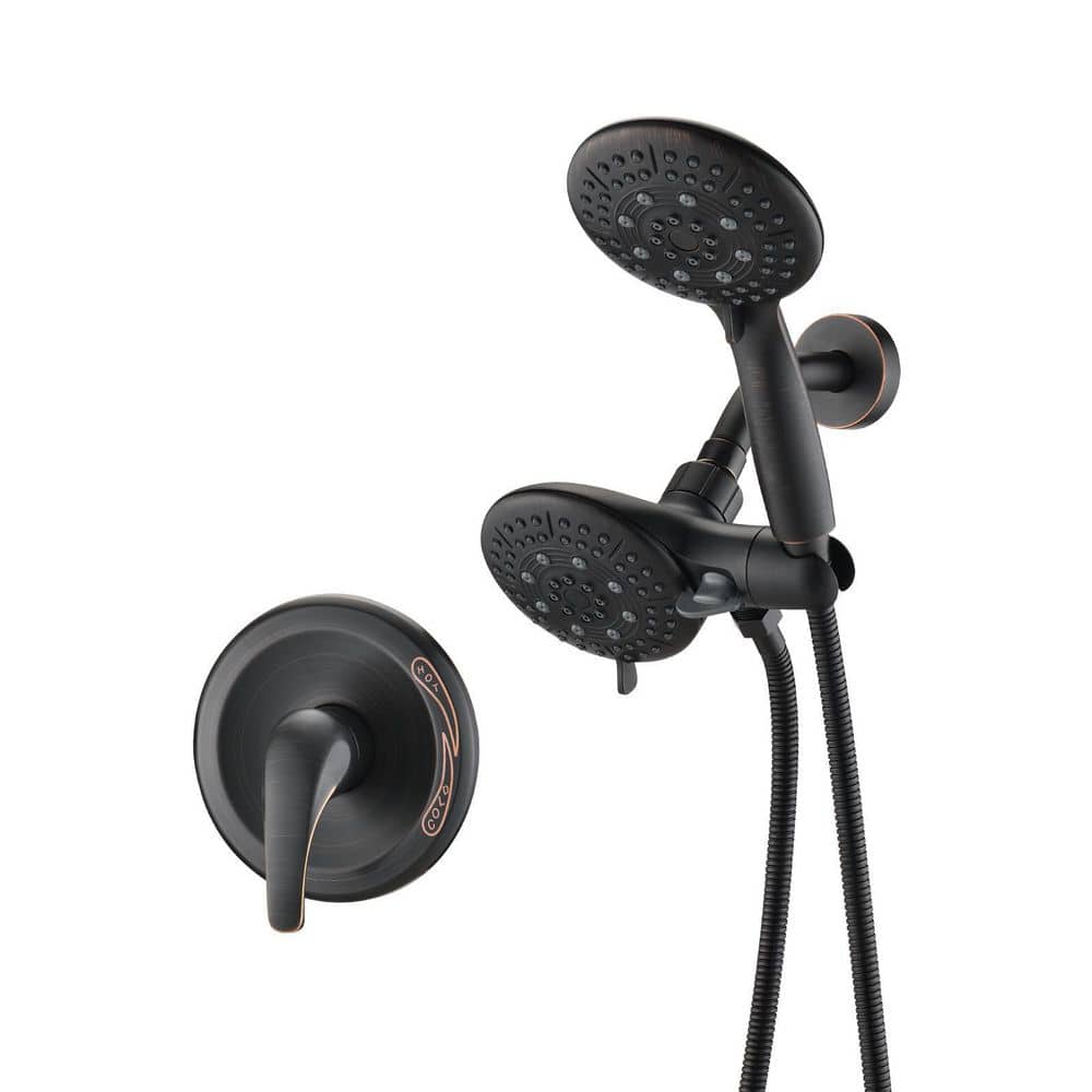 Miscool SingleHandle 6Spray Round High Pressure Shower Faucet with