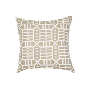 Roland Hemp Square Outdoor Accent Throw Pillow