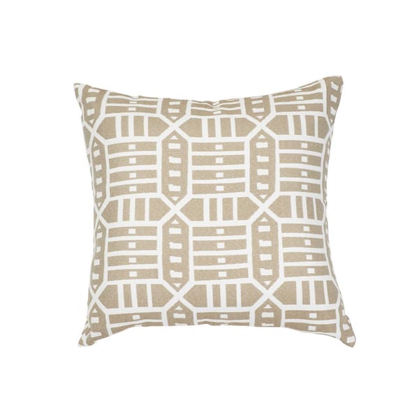 Astella Roland Hemp Square Outdoor Accent Throw Pillow