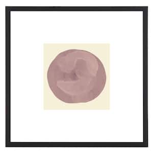 Marble Collector Framed Mixed Media Abstract Wall Art 4 in. x 19 in.