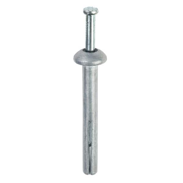 x 2 in 50-Pack Hammer-Set Nail Drive Concrete Anchors 1/4 in 