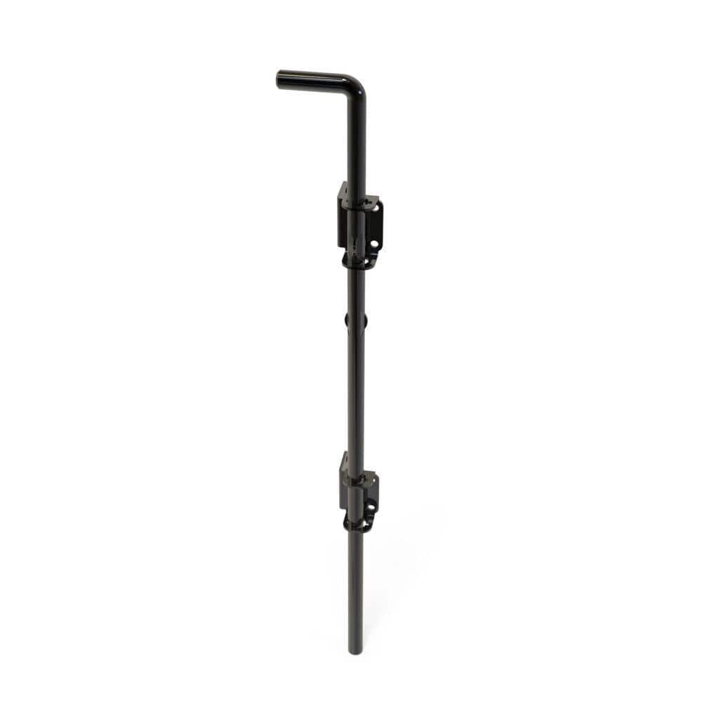 24cm Straight Rod Holder - Heavy Duty Nylon - Black