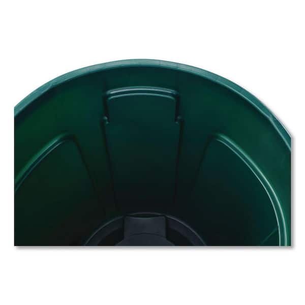Rubbermaid Commercial Products Brute 32 Gal. Dark Green Plastic