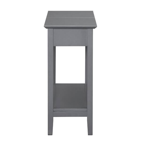 Gray small table discount