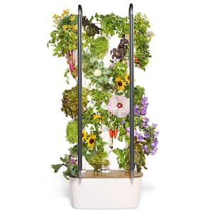 Home 4.0 Hydroponics Growing System Kit & Vertical Planter, 30 Non-GMO Indoor Plants Smart Garden & LED Grow Lights