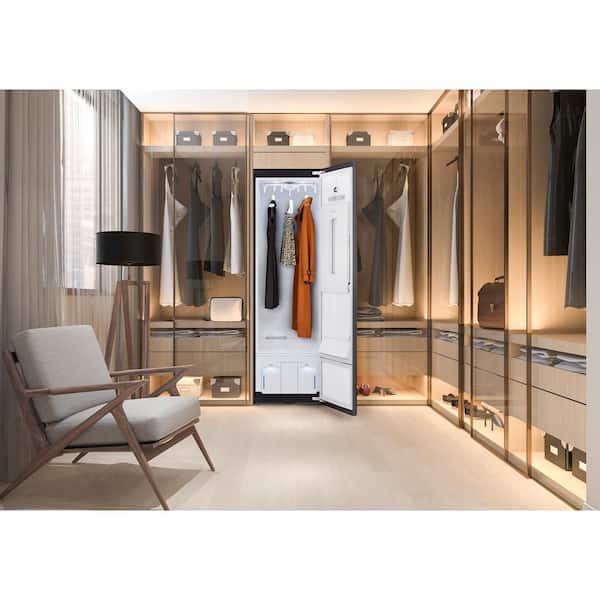 LG Styler SMART Steam Closet in Cream White with TrueSteam Technology and  Moving Hangers S5WBC - The Home Depot
