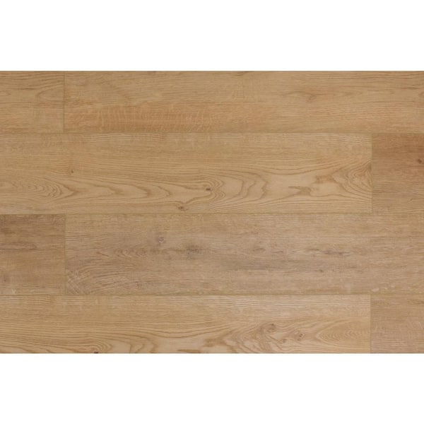 null Take Home Sample - Meraki Demure Natural 20 MIL x 7 in. W x 60 in. L Click Lock Waterproof Vinyl Plank Flooring